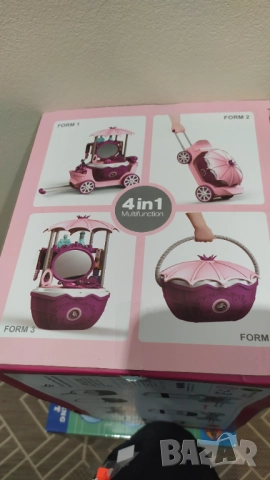 Фризьорски салон каляска 4 в 1, снимка 3 - Кукли - 52598923