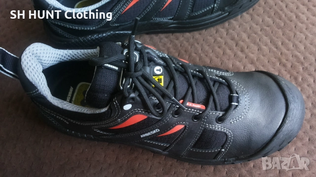ARBESKO Leather Work Safetu Shoes размер EUR 45 работни обувки с бомбе естествена кожа WS1-37, снимка 8 - Други - 51991888