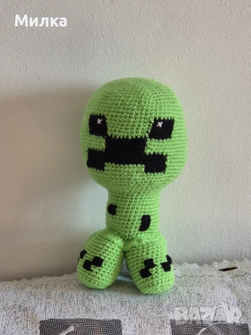 Крипер - ръчно плетена играчка