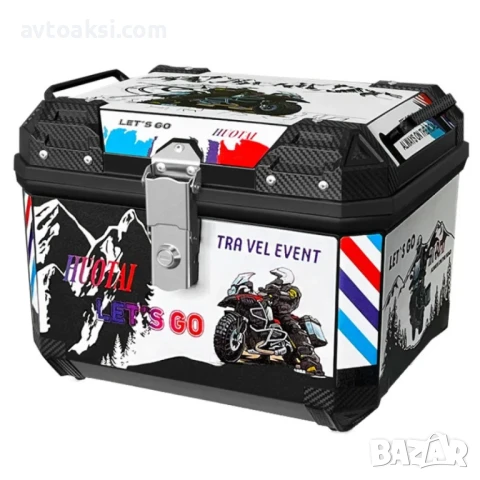 Куфар за Мотоциклет/Скутер/АТВ/Бъги/ 45 ЛИТРА-Е511