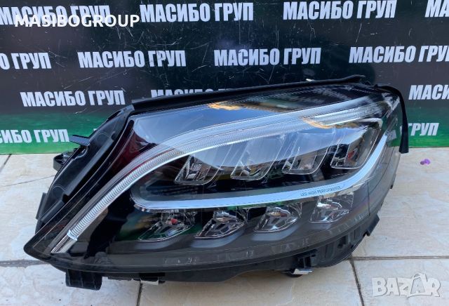 Фарове Led фар за Мерцедес Ц205 фейс Mercedes C-класа W205 facelift , снимка 11 - Части - 37308386