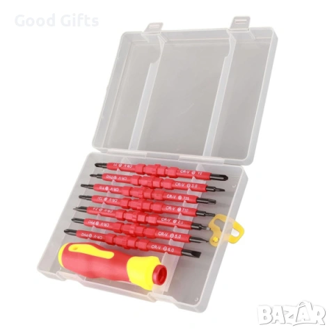 Професионален Комплект Изолирани Отвертки 14в1 – Прецизност, Сигурност и Пълна Универсалност, снимка 2 - Други инструменти - 53282307