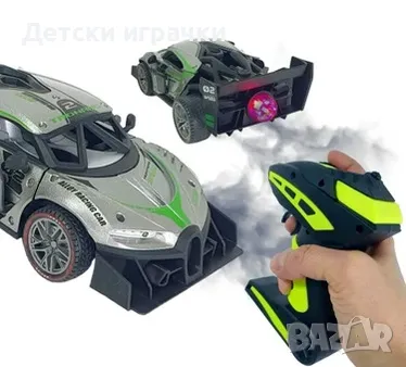 Кола drift Bugatti с пара метална 15км/ч с дистанционно , снимка 1 - Коли, камиони, мотори, писти - 48513934