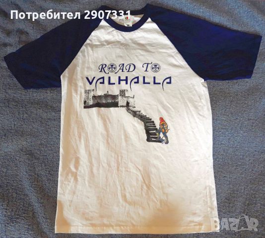 Тениска Road to Valhalla, снимка 1 - Тениски - 45211425