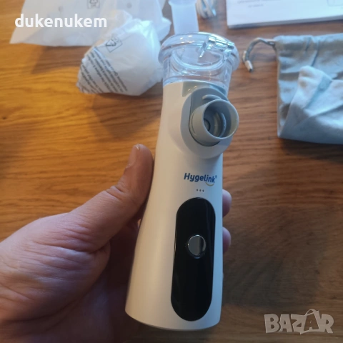 Преносим инхалатор (небулизатор), тих, компактен, за деца и възрастни, снимка 8 - Медицинска апаратура - 53075776