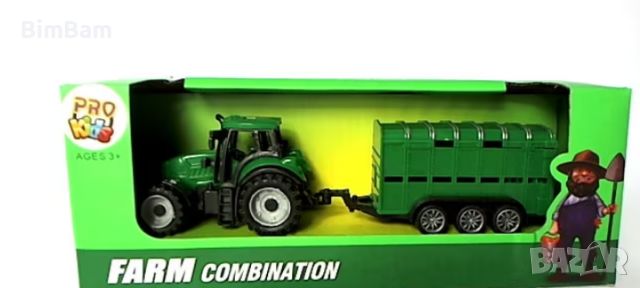 Детски селскостопански трактор, снимка 1 - Коли, камиони, мотори, писти - 45927957