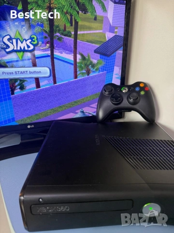 Xbox 360 slim(перфектен), снимка 2 - Xbox конзоли - 53668204
