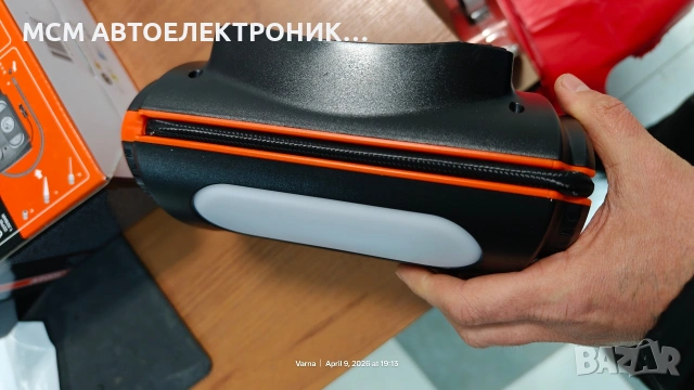 ЕЛЕКТРИЧЕСКИ КОМПРЕСОР ЗА ГУМИ НА OSRAM N= 2110, снимка 2 - Аксесоари и консумативи - 54175876