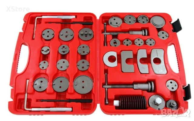 Комплект инструменти за смяна на накладки - 35 части, снимка 4 - Аксесоари и консумативи - 52457467