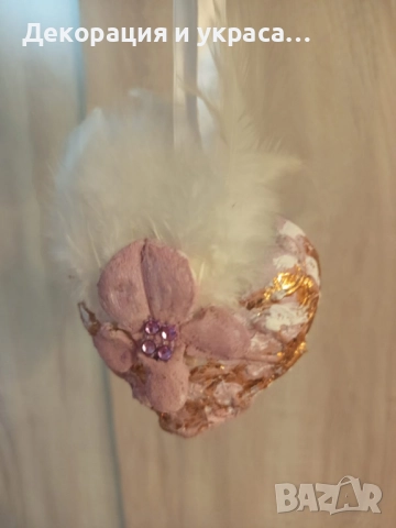 Сет коледни hand made играчки за елха