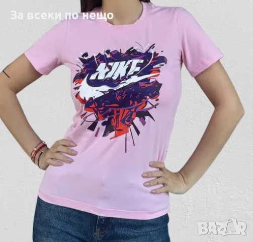 Дамска тениска Nike👚Karl Lagerfeld👚Guess👚DSQ2👚Блуза с къс ръкав - Различни цветове Код LFS227, снимка 3 - Тениски - 48421789