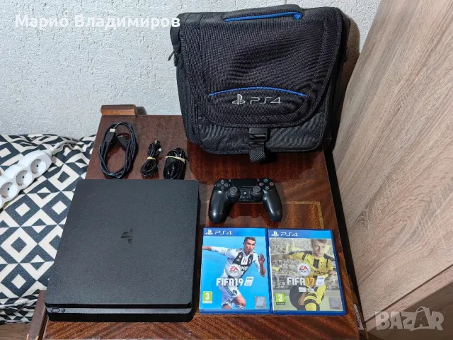 playstation 4,пълен комплект, профилактиран, снимка 1 - PlayStation конзоли - 48670467