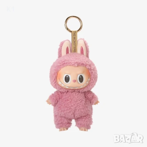 Labubu Розов цвят Exciting Macaron Lychee Berry, Лабубу ключодържател, снимка 2 - Плюшени играчки - 51373555