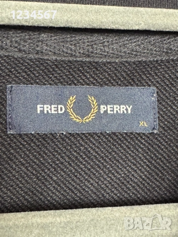 FRED PERRY Colorblock Half 1/2 Zip., снимка 4 - Блузи - 52961581