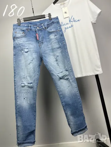 DSQUARED мъжки дънки КОД 180, снимка 4 - Дънки - 49251368