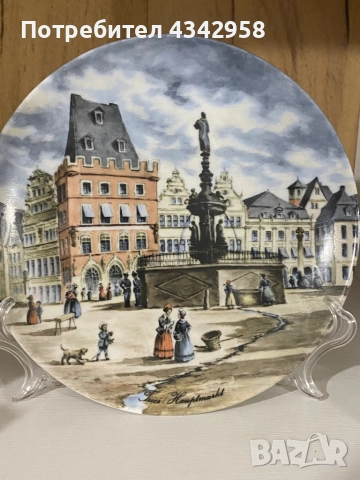 Kaiser. 1979г. Чиния за стена., снимка 2 - Антикварни и старинни предмети - 52022471