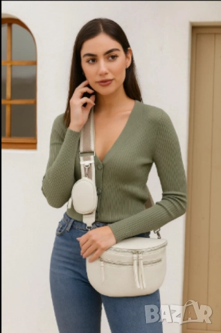 Дамска чанта с къса и широка регулируема дръжка, снимка 14 - Чанти - 52094008