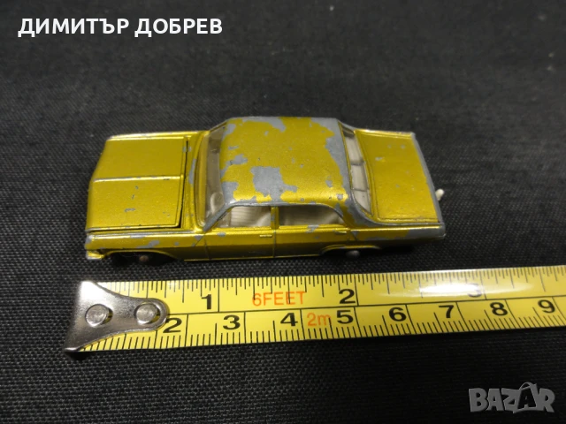 СТАРА РЕТРО МЕТАЛНА КОЛИЧКА MATCHBOX ENGLAND OPEL DIPLOMAT, снимка 7 - Колекции - 51349760
