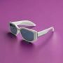 Луксозни дамски слънчеви очила White Fashionstyle, снимка 1 - Слънчеви и диоптрични очила - 45089755