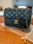 Chanel twist olive дамска мини чанта 20см., снимка 1