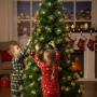Коледна елха с вградени светлини - магията на Коледа - 150см, снимка 2