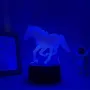 Холограмна 3D LED лампа Кон,RGB Седемцветен Интелигентен Контрол,USB/батерия, снимка 4