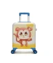 Комплект 2 броя детски куфари Mercado Trade, Маймунка, Жълт, Различни размери, снимка 2