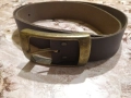 Нов Мъжки Колан Изцяло от Естествена Кожа 115см., снимка 12