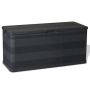 vidaXL Градинска кутия за съхранение, черна, 117x45x56 см(SKU:43708, снимка 1 - Други - 45795537