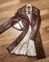 Дамско дълго кожено манто Roberto Cavalli S размер оригинално, снимка 1