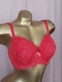 VICTORIA 'S SECRET 36DD Червен дантелен сутиен , снимка 2
