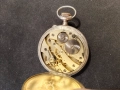 Швейцарски СРЕБЪРЕН джобен часовник 1901г. с позлата - 6 РУБИНА - ПРОМОЦИЯ, снимка 13