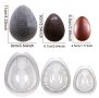 3 бр/к-кт Поликарбонатни форми за шоколадови яйца, снимка 1