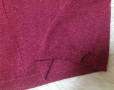 УНИКАЛНО КРАСИВА блестяща тъничка блуза в цвят малина, снимка 3