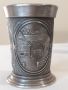 Немски чаши за ракия от калай Antik *  Vintage, снимка 2