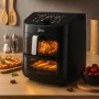 Еър Фрайър 2 в 1 - 11L - Midea MAD1100DADK-С две зони за готвене,10 програми, снимка 3