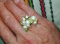 Дамски пръстен с перли, снимка 15