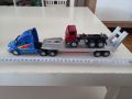 Камион, камиончета големи, метални, ТИР и платформа, ремаркета пластмасови, 35-36 см., снимка 6