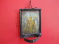 Старинна домашна икона кандило , снимка 3