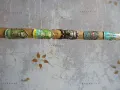 Страхотен туристически бастун с шип и значки , снимка 5