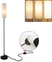Модерна подова лампа с дистанционно управление, включена крушка с безстепенно димиране 12 W, снимка 1 - Лампиони - 44976211