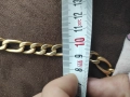 Златен синджир картие / Фигаро / златен ланец, снимка 2
