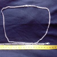 Сребърно синджирче и мъжка гривна, снимка 2 - Колиета, медальони, синджири - 45236171