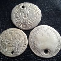 Стара сребърна монета/и 10 , 15 и 20 кройцера -топ цена !, снимка 4 - Нумизматика и бонистика - 45528590
