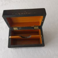 Стара дървена кутия за карти 1937г, снимка 9 - Антикварни и старинни предмети - 45656959