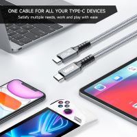 Veetop USB 4 кабел 1 м, 240 W USB C към USB C кабел, Thunderbolt 4 кабел 40 Gbps, с 8K видео, снимка 5 - Кабели и адаптери - 45176494