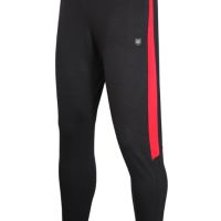 Черно долнище с червен кант (003), снимка 1 - Спортни дрехи, екипи - 45353938