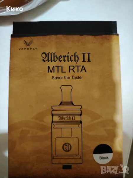 Продавам изпаеителVapefly Alberich II MTL RTA, снимка 1