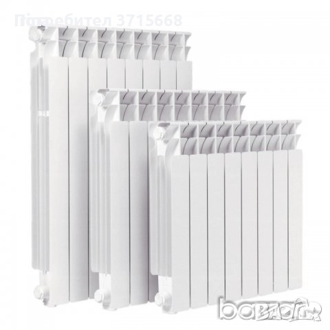 ТОП СЪСТОЯНИЕ Алуминиеви радиатори втора ръка 9.99лв за 1 глидер Н-350/45см високи, снимка 1