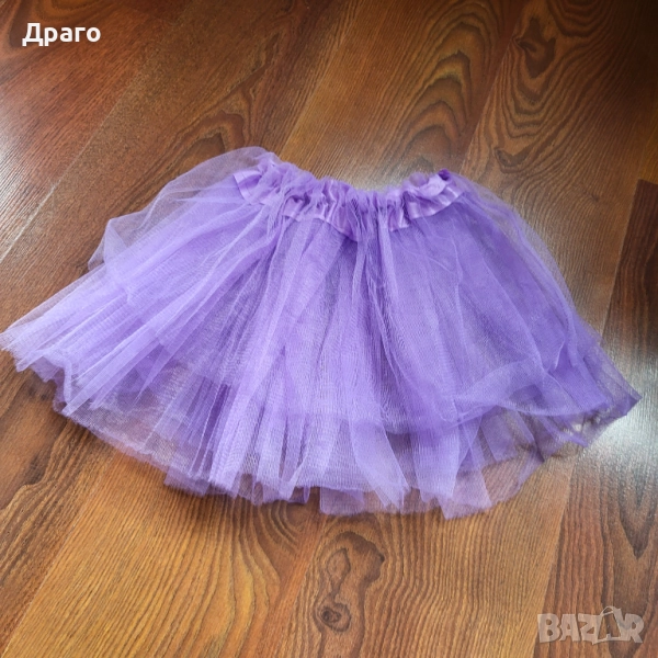 Пола лилава ефирна, за млада дама от 4г...6г, снимка 1